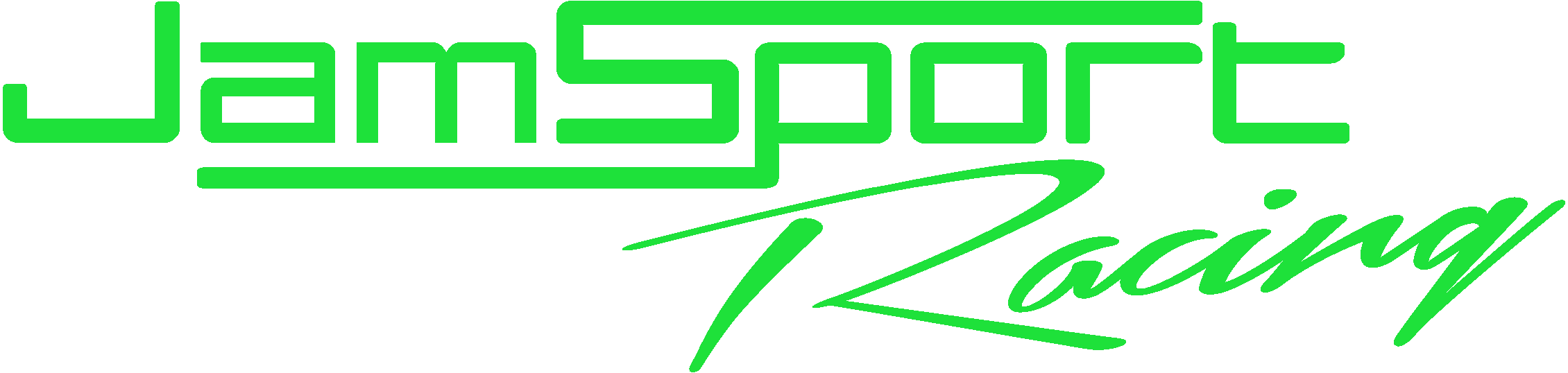 Jamsport Racing logo Neon